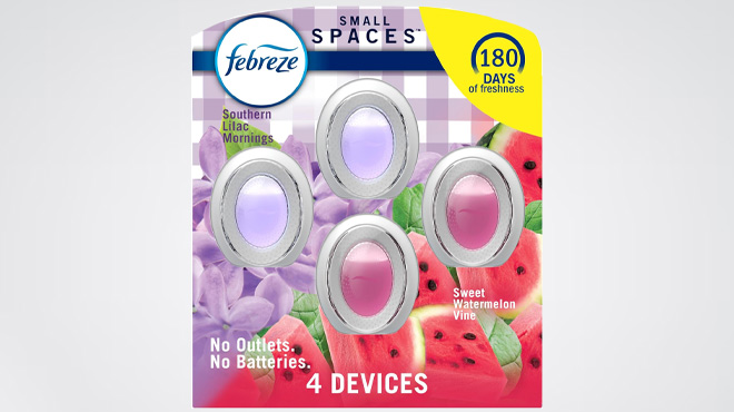 Febreze 4 Count Small Spaces Air FreshenerS