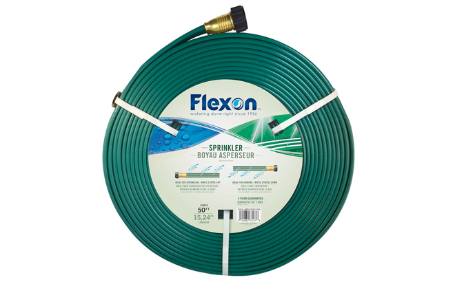 Flexon 50 Foot Three Tube Sprinkler Hose FS50