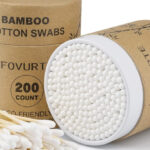 Fovurte Bamboo Cotton Swabs 400 ct