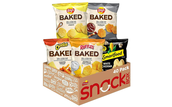 Frito Lay Baked Popped Mix 40 Count Variety Pack