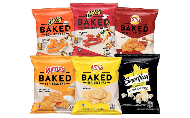 Frito Lay Baked Popped Mix Variety Pack Pack of 40