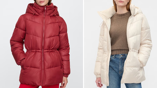 GAP Factory ColdControl Max Midi Puffer Coat