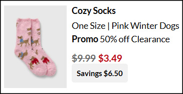 GAP Factory Cozy Socks Checkout