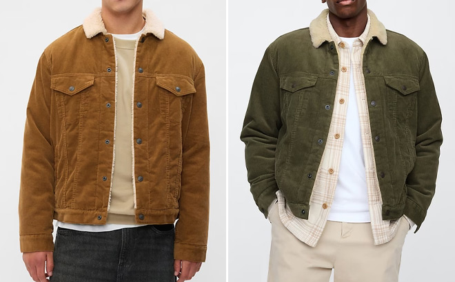 GAP Factory Sherpa Lined Icon Corduroy Jacket