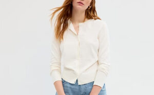 GAP Factory Womens Crewneck Cardigan