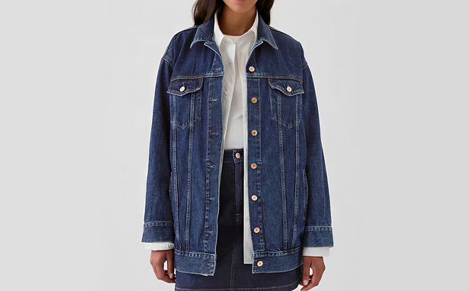 GAP Oversized Icon Denim Jacket