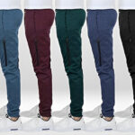 GBH Mens Assorted Slim Fitting Fleece Lined Tech Joggers