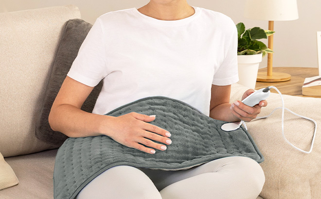 GENIANI Heating Pad for Back Pain Cramps Relief