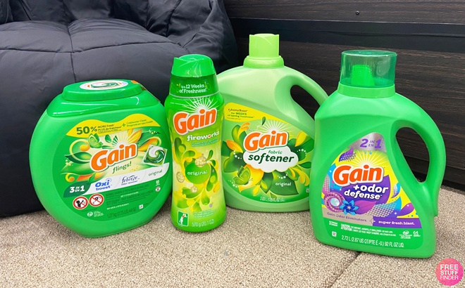 Gain Laundry Items