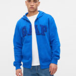 Gap Relaxed Gap Logo Zip Hoodie