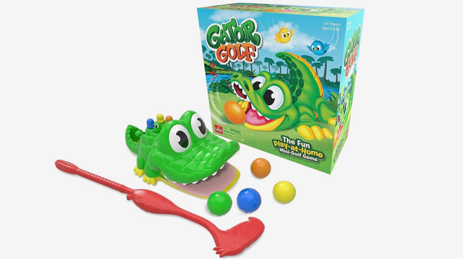 Gator Golf Putt The Ball into The Gators Mouth Game