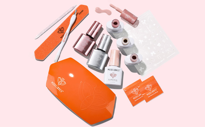 Gel Nail Polish Kit with U V Light