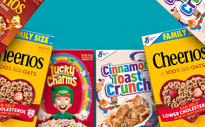 General Mills Breakfast Cereal 8 Count Variety Pack