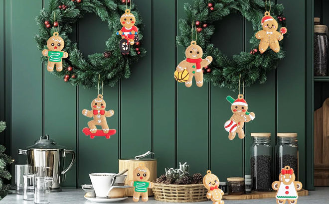 Gingerbread Man Christmas Ornaments