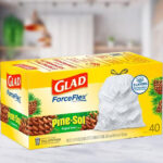 Glad ForceFlex 40 Count Tall Kitchen Drawstring Trash Bags