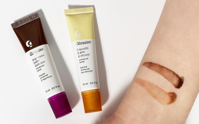 Glossier Biscotti and Espresso Balm Dotcom Duo