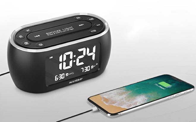 Glow Small Alarm Clock Radio