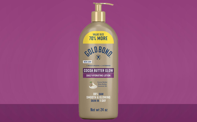 Gold Bond Cocoa Butter Glow Daily Hydrating Lotion