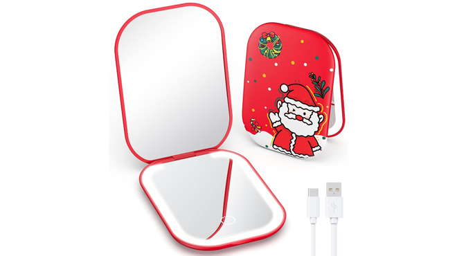 Gospire Christmas Compact Mirror