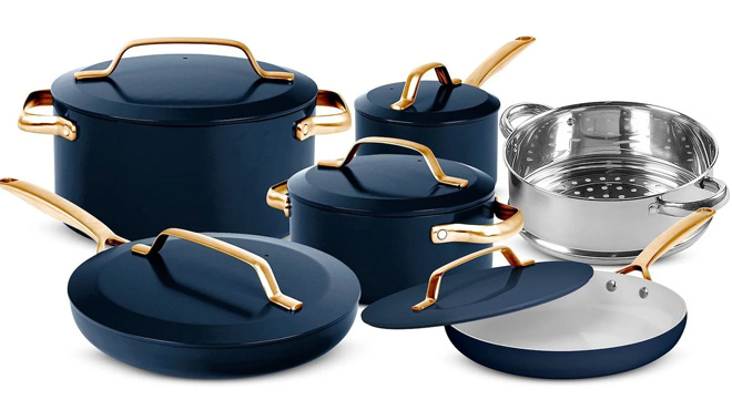 Gotham Steel 11 Piece Nonstick Cookware Set