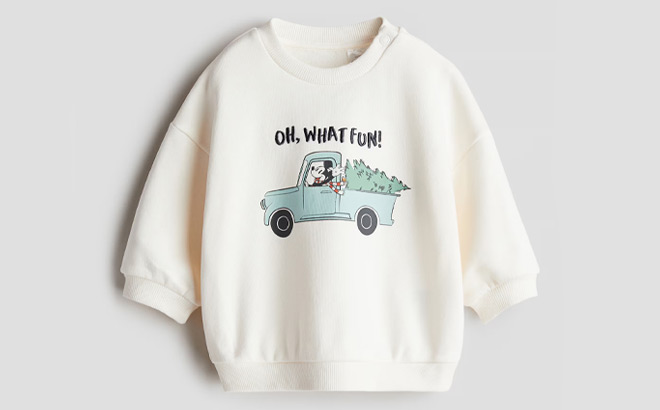 HM Baby Mickey Mouse Crew Neck Sweatshirt