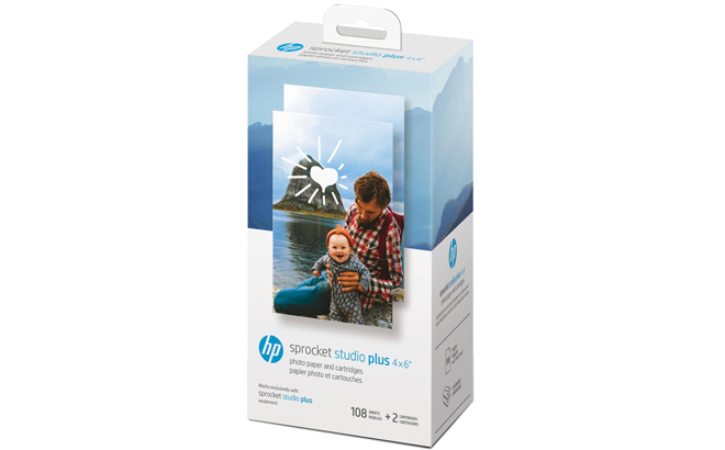 HP Sprocket Studio Plus 4x6 Photo Paper Cartridges