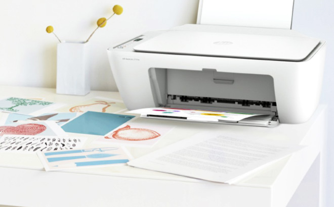 HP Wireless Inkjet Printer on a Table