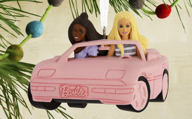 Hallmark Barbie Car Ornament