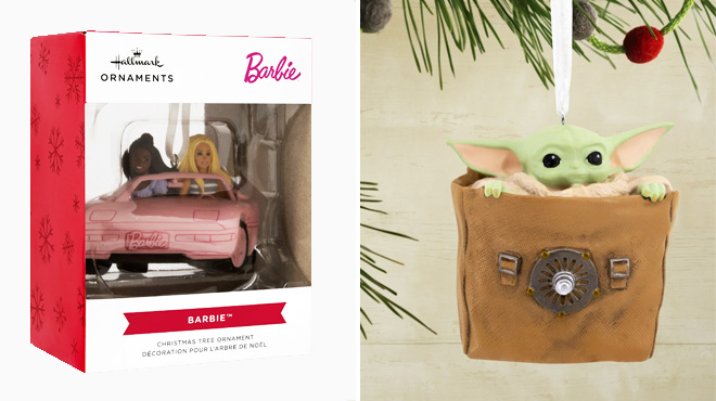 Hallmark Barbie in Car Ornaments