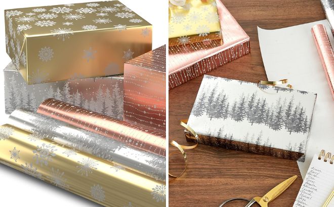 Hallmark Foil Wrapping Paper