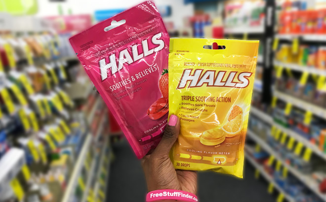 Halls Throat Drops