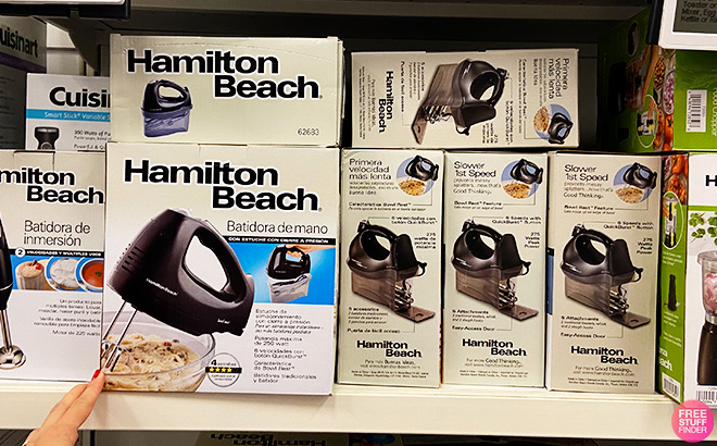 Hamilton Beach Performance 6 Speed Hand Mixer with Snap on Case