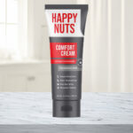 Happy Nuts Mens Comfort Cream Deodorant on a Table