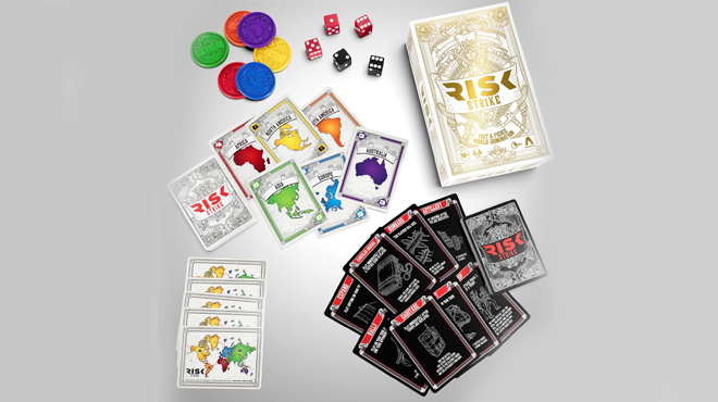 Hasbro Risk Strike Cards Dice Game