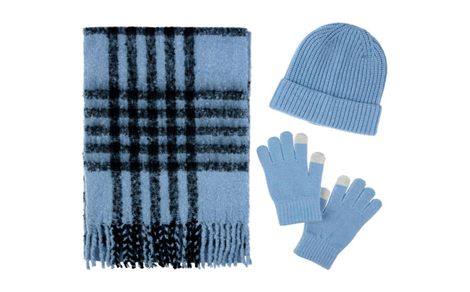 Hat Scarf Glove Gift Set Sporto