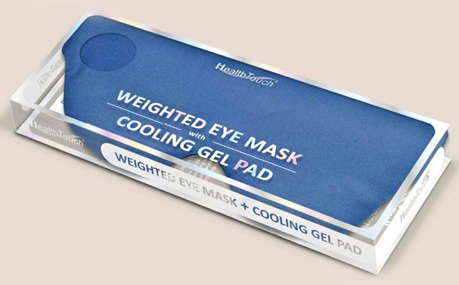 HealthTouch Weighted Cooling Gel Pad Eye Mask