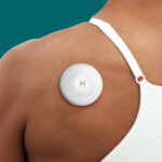 Homedics Heat Therapy thermaDot on a Persons back