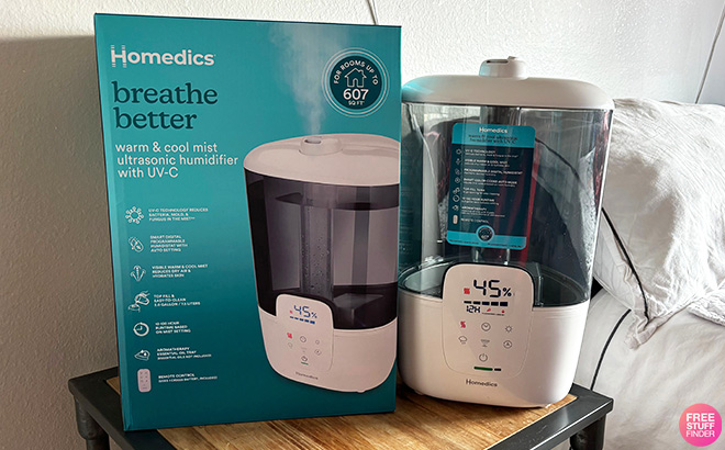 Homedics Ultrasonic UVC Humidifier