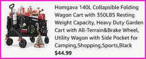 Homgava Wagon Cart Checkout Screen