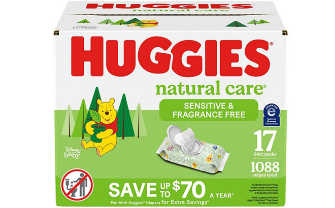 Huggies Natural Care Sensitive Baby Wipes1088 Count