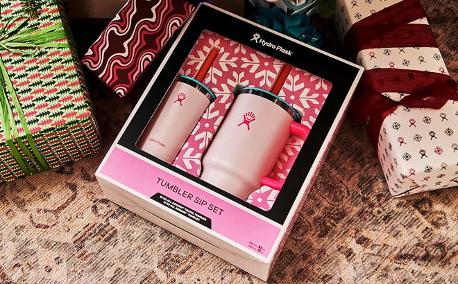 Hydro Flask Travel Tumbler Gift Set with a Box