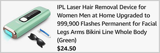 IPL Laser Hair Removal Device Screenshot