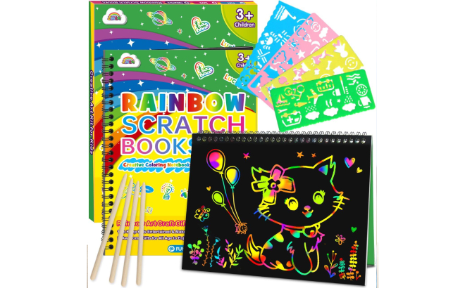 Incusions of Scratch Notebooks Art Craft Set