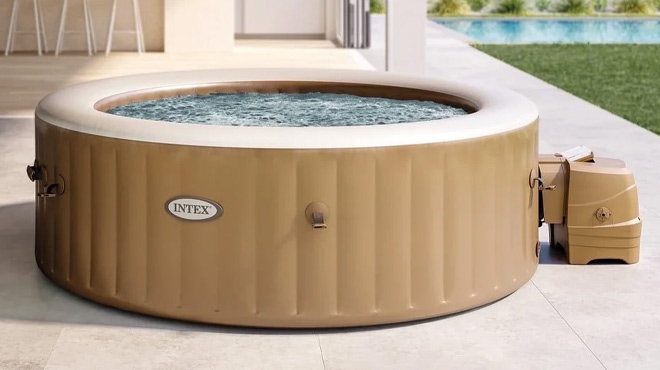 Intex 6 Person PureSpa Inflatable Hot Tub Spa Set