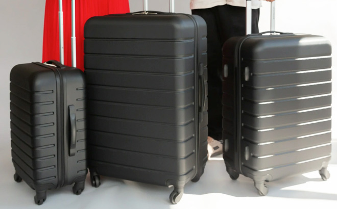 Jetstream 3 Piece Hardside Spinner Luggage Set