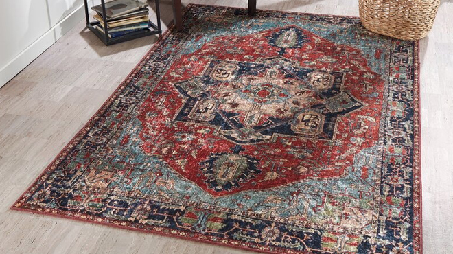 Joss Main Emelia Oriental Red Area Rug