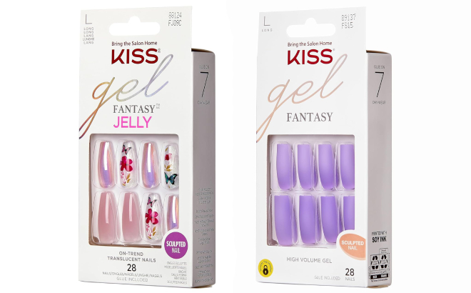 KISS Gel Fantasy 28 Count Press On Nails