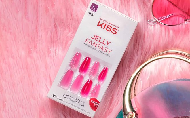 KISS Jelly Fantasy On Trend Translucent Sculpted Nails 28 Fake Nails