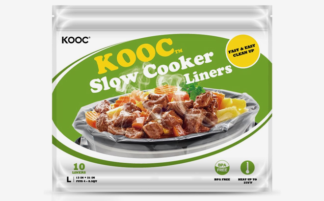 KOOC Slow Cooker Liners 10 Count