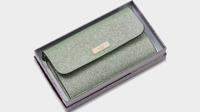 Kate Spade Kenzie Boxed Medium Flap Wristlet